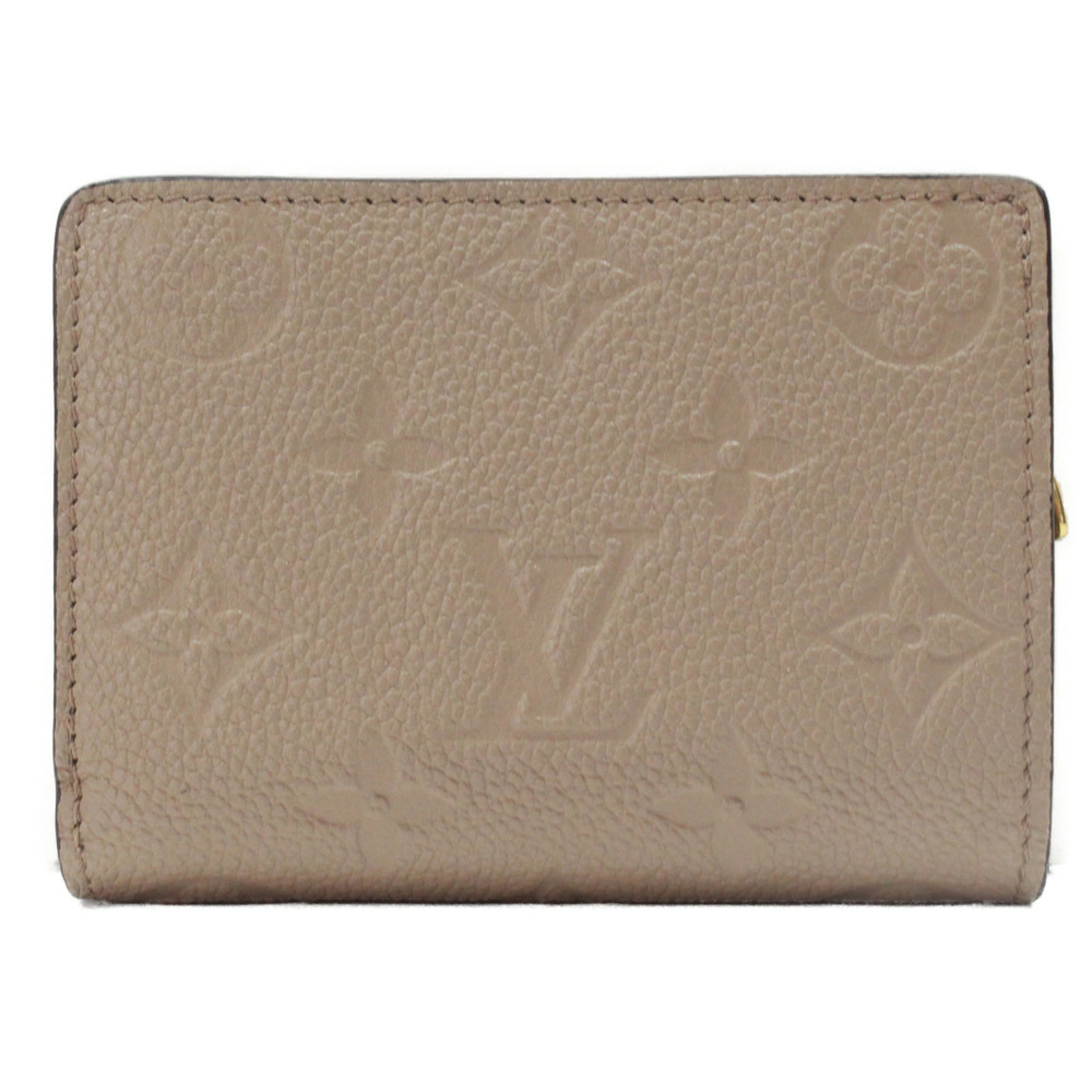 UnWith Louis Vuitton Portefeuille Claire Bi fold Wallet Compact Tourterelle